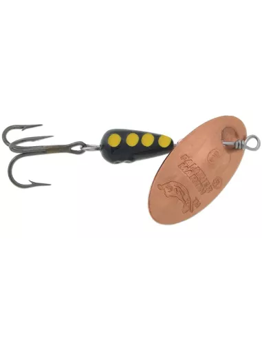 Classic Spinning Spoon copper blade black yellow Panther Martin - Panther Martin