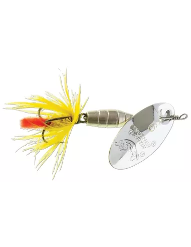 Deluxe Spinning Spoon fly Silver Yellow Panther Martin - Panther Martin