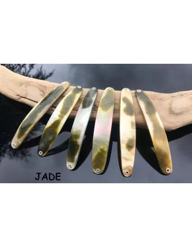 Wobbler spoon trolling 8cm MOTHER-OF-PEARL - Perlmutt