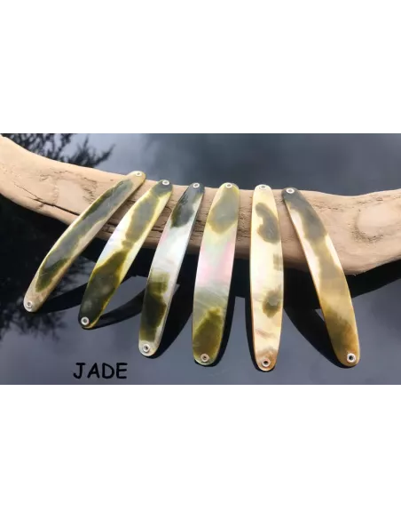 Wobbler spoon trolling 8cm MOTHER-OF-PEARL - Perlmutt