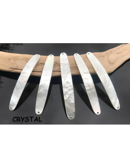 Wobbler spoon trolling 8cm MOTHER-OF-PEARL - Perlmutt