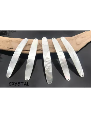 Cucchiaio ondulato trainante 10cm MADREPERLA - Perlmutt