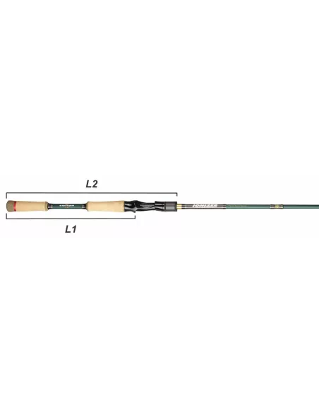Canne da casting Ionizer G2 Power Game 28-200gr Sakura - Sakura
