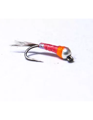 Nymphe Wolfram silber rot orange Euro-Jig cs91 - Carnassiers-Shop