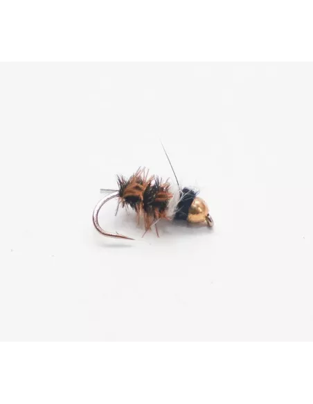 Nymphe Tungsten-ummantelte Köcherfliege cs95 - Carnassiers-Shop