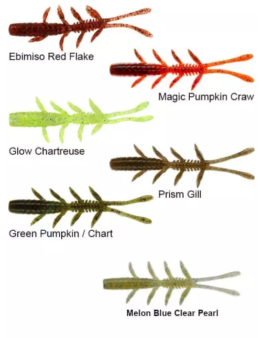 Esca Morbida Scissor comb 7,6cm Illex - Illex