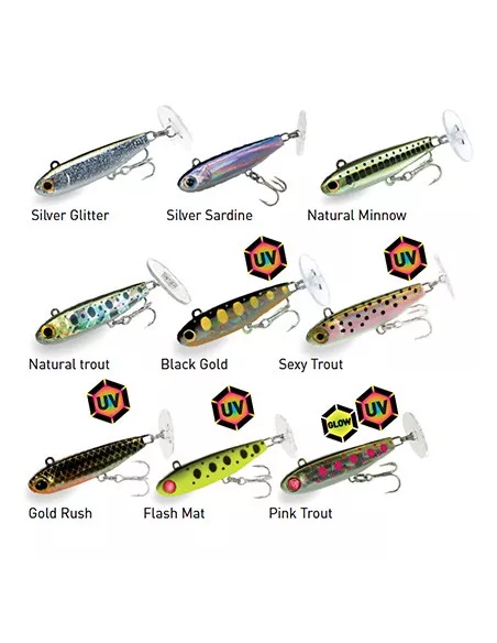 Power Tail 64mm Slow Sinking Lure Fiiish - Fiiish
