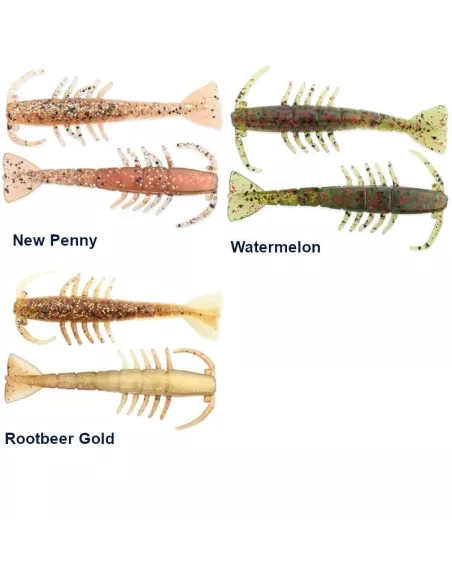 Gamberetto Morbido Salty Ned ShrimpZ 6cm Zman - Z-Man
