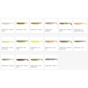 Leurre souple Spark Shad 17.5cm par 3 Megabass 2