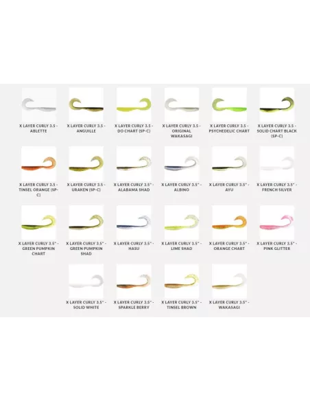 Esca morbida X-layer curly 8cm Megabass - Megabass