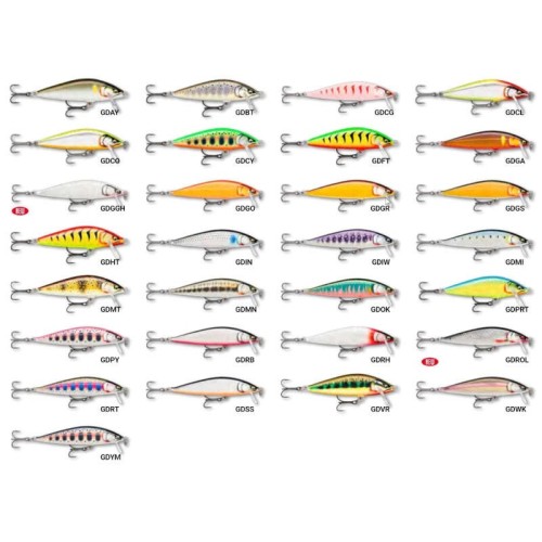 Leurre coulant Countdown Elite 7.5cm RAPALA