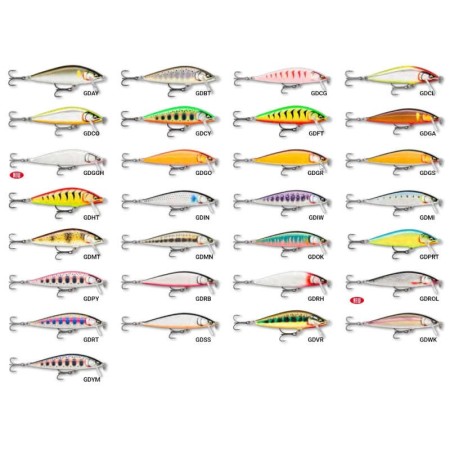 Leurre coulant Countdown Elite 7.5cm RAPALA