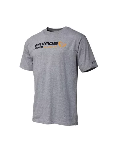 T-Shirt mit charakteristischem Logo grau Savage Gear - Savage Gear
