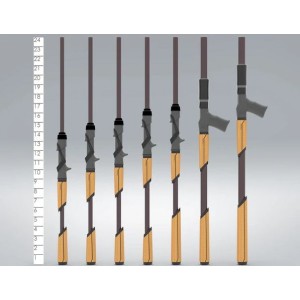 Canne Casting Mojo Trigon Slop N Frog 7'4 HF St Croix 2