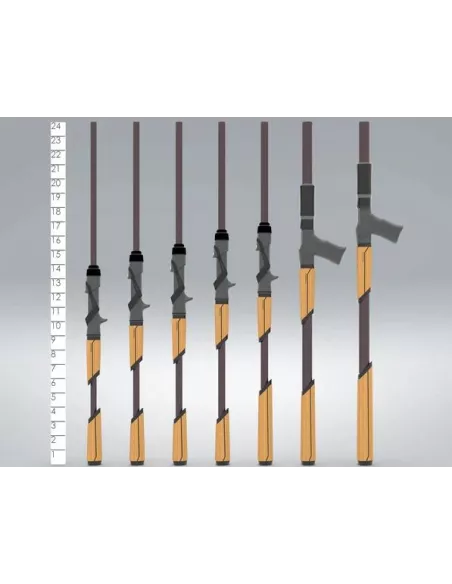 Canne da casting Mojo Trigon Slop N Frog 7'4 HF St Croix - St Croix