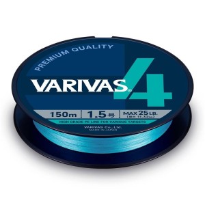 Tresse Varivas 4 Water Blue 150m