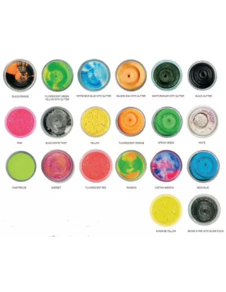 Schwimmender Forellenteig Powerbait Glitter Troubait Berkley - Berkley