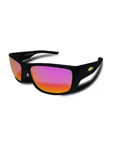 Polarisierte Brille The mask evo Sea Bass Pink Red Rahmen schwarz Big Fish 1983 - Big Fish 1983