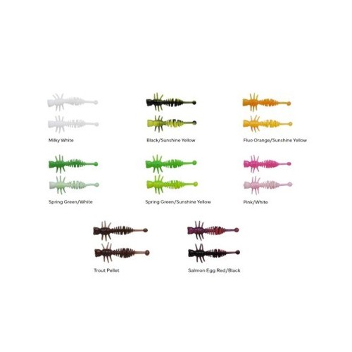 Leurre Souple Powerbait Power Larvea 5.5cm par 10 Berkley