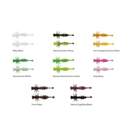 Leurre Souple Powerbait Power Larvea 5.5cm par 10 Berkley