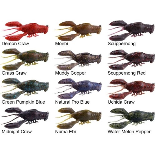 Leurre souple Armé Sleeper Craw 7.7cm Megabass