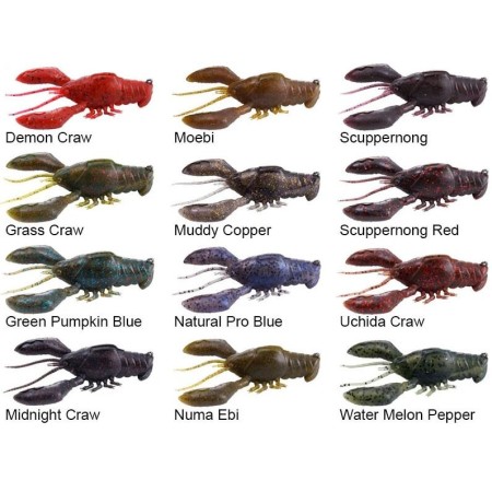 Leurre souple Armé Sleeper Craw 7.7cm Megabass