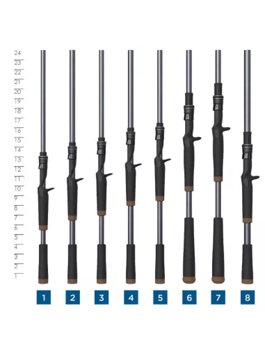 St Croix Black Bass Casting Rod 7'10 HF - St Croix