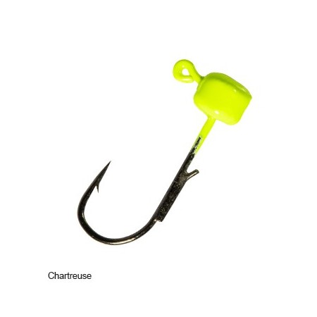 Tête plombée Ned Rig Micro Finesse Chartreuse ShroomZ par 5 Zman