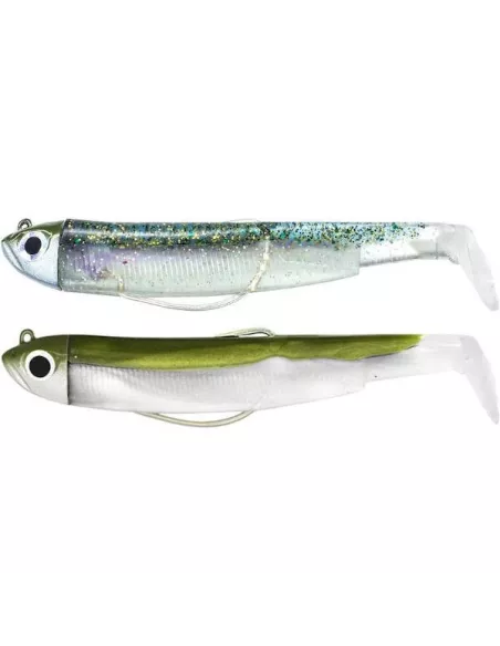 Soft Lure Double Combo Shore Black Minnow 70 Fiiish - Fiiish