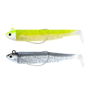 Leurre Souple Double combo Search Black Minnow 70 Fiiish