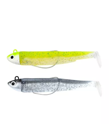 Doppel-Softbait-Kombo Search Black Minnow 70 Fiiish - Fiiish
