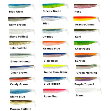 Leurre Souple Black Minnow 105 Fiiish