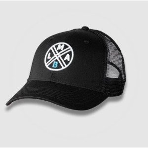 Casquette Trucker Logo Black White LMAB