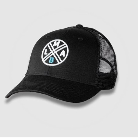 Casquette Trucker Logo Black White LMAB