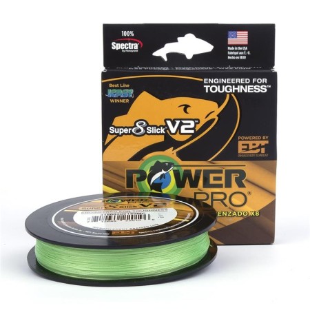 Tresse Super 8 Slick V2 Aqua Green 135m Power Pro