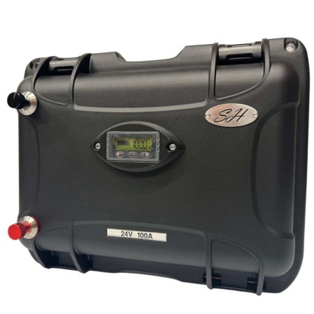 Batterie Lithium-Ion  Etanche haute performance 24V/100Ah SH Lithium