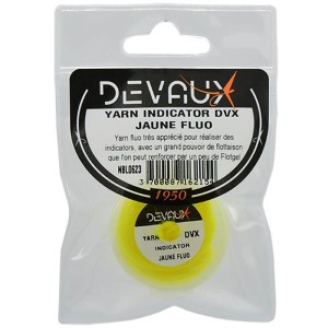 Yarn Nymphe indicator jaune fluo devaux