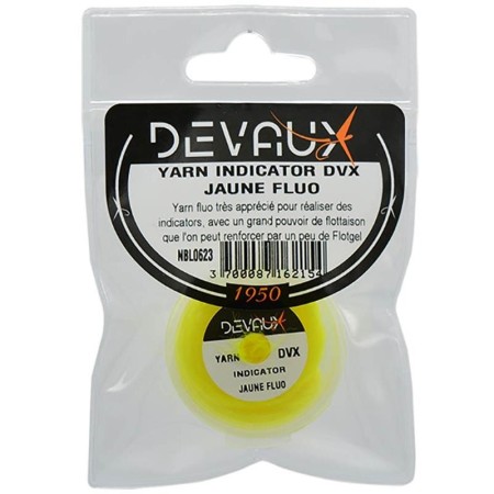 Yarn Nymphe indicator jaune fluo devaux