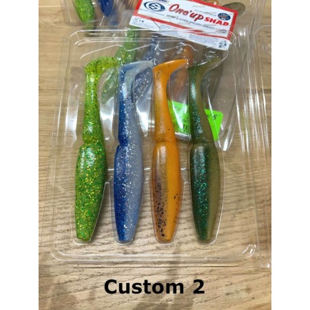 Leurre Souple One UP Shad 6" Custom pack Sawamura