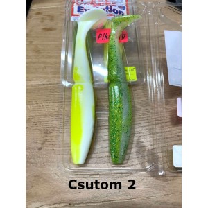 Leurre Souple One UP Shad 10" Pike Limited Custom Pack Sawamura 2