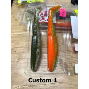 Leurre Souple One UP Shad 10" Pike Limited Custom Pack Sawamura