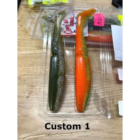 Leurre Souple One UP Shad 10" Pike Limited Custom Pack Sawamura