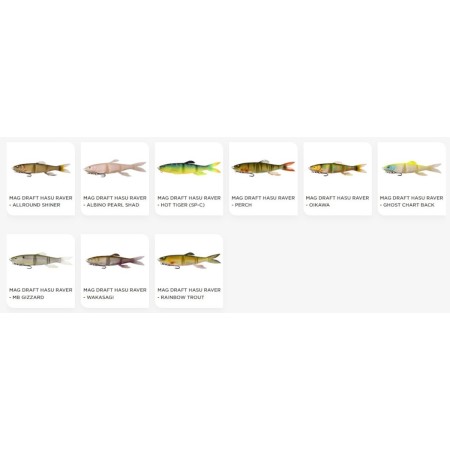 Leurre Souple armé Hasu Reaver 18cm Megabass