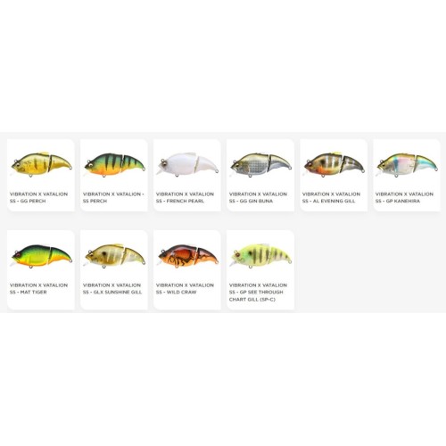 Leurre Flottant  Vibration X Vatalion SS Megabass