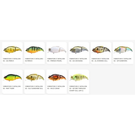 Leurre Flottant  Vibration X Vatalion SS Megabass