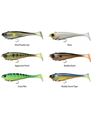 Dunkle Shad 9'' 23cm Illex rigged soft lure - Illex