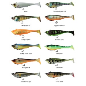 Leurre souple armé Dunkle Shad 7'' 18cm Illex 2