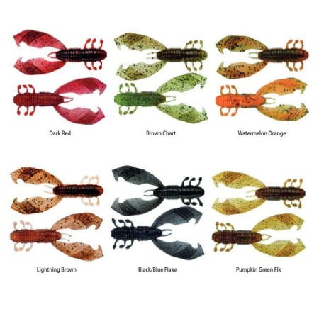 Leurre souple Boogie Craw Vib 7.5cm Gunki 