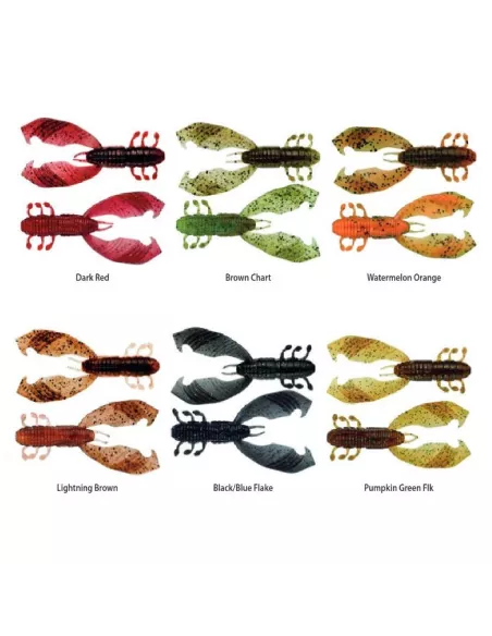 Soft lure Boogie Craw Vib 7.5cm Gunki - Gunki
