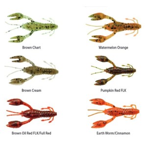 Leurre souple Hourra Craw Vib 5cm Gunki  2